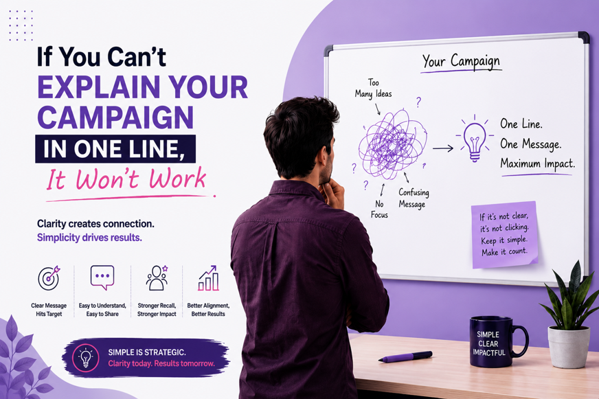 If You Can’t Explain Your Campaign in One Line, It Won’t Work